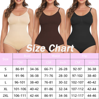 Thong Shapewear Bodysuit Women'S Tummy Control Snatched Full Body Shapewear