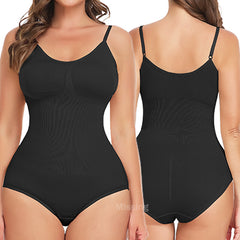 Thong Shapewear Bodysuit Women'S Tummy Control Snatched Full Body Shapewear