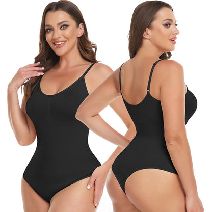 Thong Shapewear Bodysuit Women'S Tummy Control Snatched Full Body Shapewear